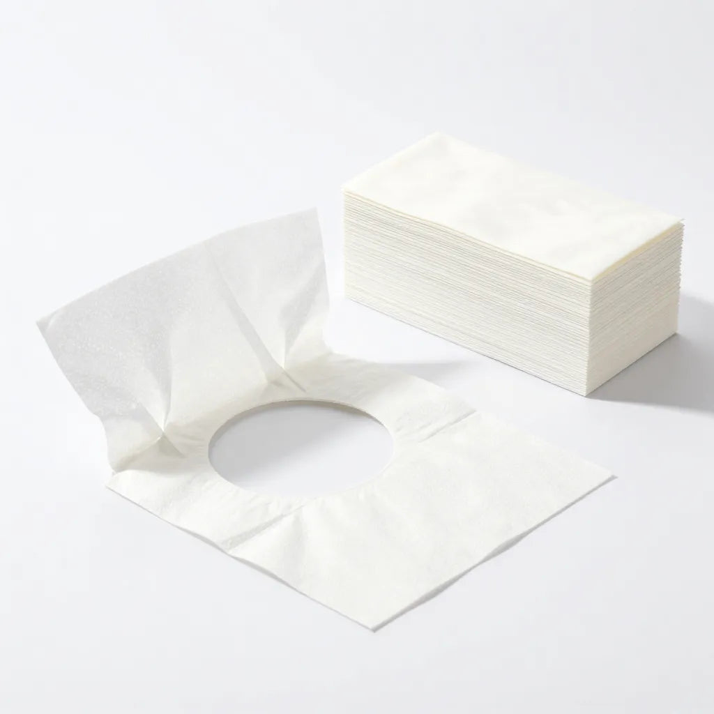 Half-fold paper toilet seat covers, case of 5,000