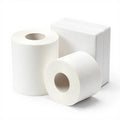 Mini jumbo T2 high-capacity toilet paper rolls, case of 12